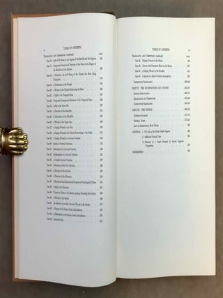 The Edwin Smith surgical papyri. Vol. I: Hieroglyphic Transliteration, Translation and Commentary. Vol. II: Facsimile Plates and Line for Line Hieroglyphic Transliteration (complete set)[newline]M0207l-06.jpeg