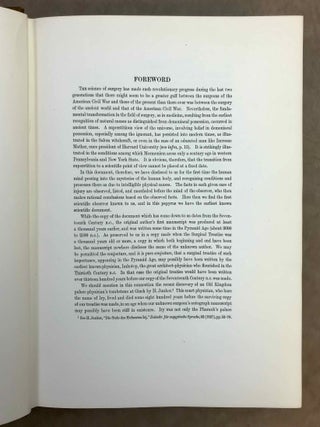 The Edwin Smith surgical papyri. Vol. I: Hieroglyphic Transliteration, Translation and Commentary. Vol. II: Facsimile Plates and Line for Line Hieroglyphic Transliteration (complete set)[newline]M0207l-07.jpeg