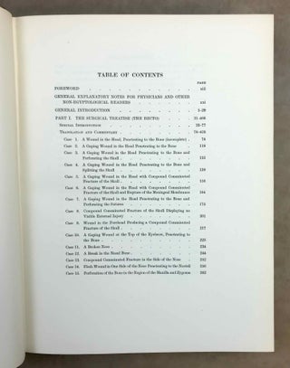 The Edwin Smith surgical papyri. Vol. I: Hieroglyphic Transliteration, Translation and Commentary. Vol. II: Facsimile Plates and Line for Line Hieroglyphic Transliteration (complete set)