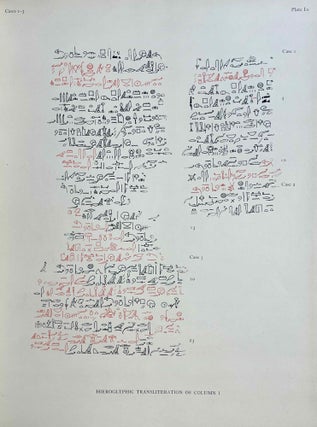 The Edwin Smith surgical papyri. Vol. I: Hieroglyphic Transliteration, Translation and Commentary. Vol. II: Facsimile Plates and Line for Line Hieroglyphic Transliteration (complete set)
