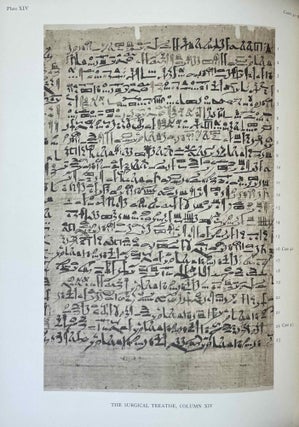 The Edwin Smith surgical papyri. Vol. I: Hieroglyphic Transliteration, Translation and Commentary. Vol. II: Facsimile Plates and Line for Line Hieroglyphic Transliteration (complete set)