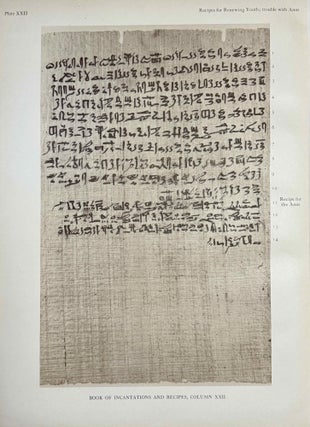 The Edwin Smith surgical papyri. Vol. I: Hieroglyphic Transliteration, Translation and Commentary. Vol. II: Facsimile Plates and Line for Line Hieroglyphic Transliteration (complete set)