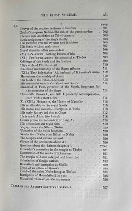 A History of Egypt under the Pharaohs. Vol. I & II (complete set)[newline]M0212-21.jpeg