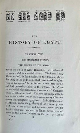 A History of Egypt under the Pharaohs. Vol. I & II (complete set)[newline]M0212-41.jpeg