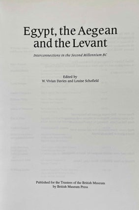 Egypt, the Aegean and the Levant : Interconnections in the Second Millenium BC[newline]M0213a-01.jpeg