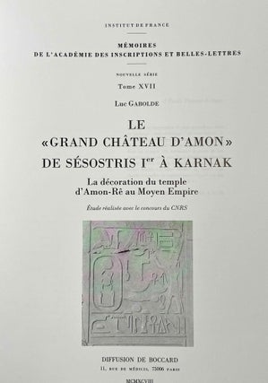 Le "Grand Château d'Amon" de Sésostris Ier à Karnak[newline]M0227b-01.jpeg