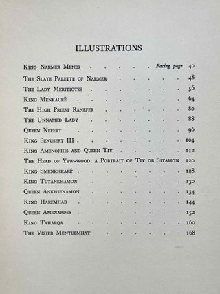 Great ones of ancient Egypt. Portraits by Winifred Brunton. Historical studies by various egyptologists.[newline]M0230-06.jpeg