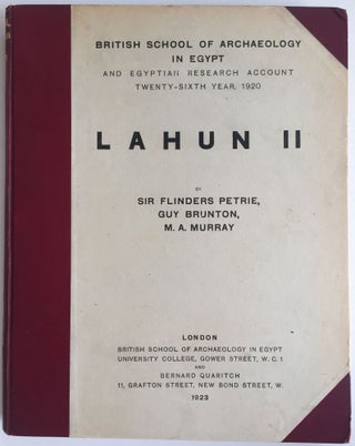 Lahun I: The treasure. Lahun II (complete set)[newline]M0233c-33.jpg