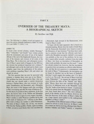 The Tomb of Maya and Meryt. Volume I: The Reliefs, Inscriptions, and Commentary. Volume II: Objects and skeletal remains (complete set)[newline]M0234e-08.jpeg