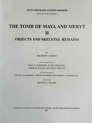 The Tomb of Maya and Meryt. Volume II: Objects and skeletal remains.[newline]M0234n-02.jpeg