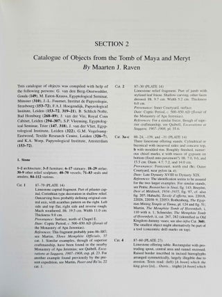 The Tomb of Maya and Meryt. Volume II: Objects and skeletal remains.[newline]M0234n-09.jpeg