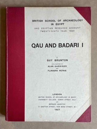 Qau and Badari. Vol. I, II & III (complete set)[newline]M0236a-01.jpeg