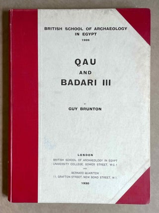 Qau and Badari. Vol. I, II & III (complete set)[newline]M0236a-19.jpeg