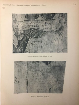 Inscriptions grecques et latines des tombeaux des rois ou syringes à Thèbes. Tome II: Planches[newline]M0240a-05.jpg