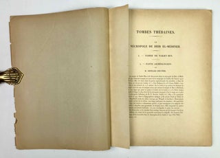 Tombes thébaines. La nécropole de Deir el-Medineh. Fasc. 1: La tombe de Nakht-Min et la tombe d'Ari-Nefer