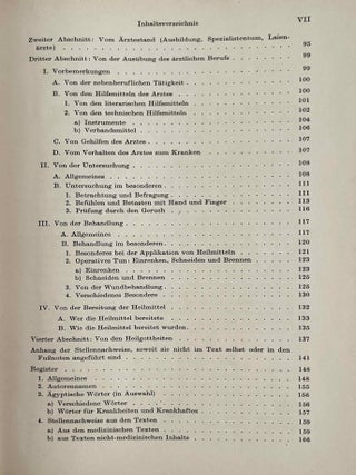 Kranker, Krankheiten und Arzt. Vom gesunden und kranken &Auml;gypter, von den Krankheiten, vom Arzt und von der &auml;rztlichen T&auml;tigkeit.[newline]M0242e-05.jpeg