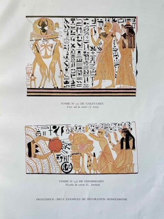 Item #M0244b Tombes thébaines de Deir el-Medineh à décoration monochrome. BRUYERE Bernard[newline]M0244b-00.jpeg