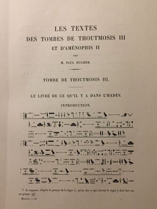 Les textes des tombes de Thoutmosis III et d'Aménophis II. Tome premier (all published)[newline]M0245c-05.jpg