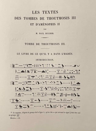 Les textes des tombes de Thoutmosis III et d'Aménophis II. Tome premier (all published)[newline]M0245e-08.jpeg