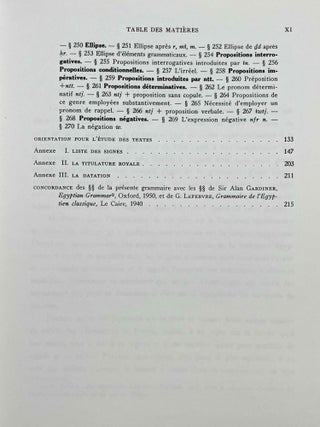 Grammaire élémentaire du moyen égyptien