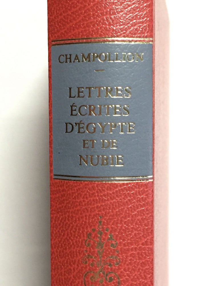 Item #M0260b Lettres écrites d'Egypte et de Nubie. CHAMPOLLION Jean-François.[newline]M0260b.jpg