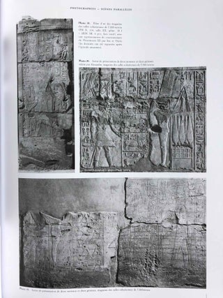 Monuments d&eacute;cor&eacute;s en bas-relief aux noms de Thoutmosis II et d'Hatchepsout &agrave; Karnak. Tomes I & II (complete set)[newline]M0262d-05.jpg