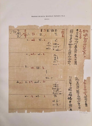 Facsimilé of the Rhind mathematical papyrus[newline]M0265b-06.jpeg