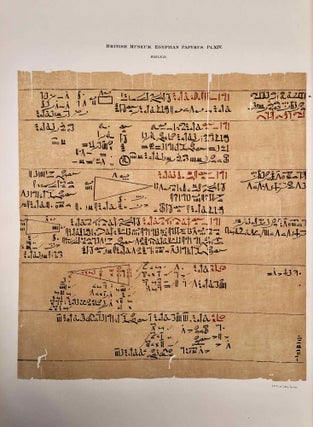 Facsimilé of the Rhind mathematical papyrus[newline]M0265b-19.jpeg