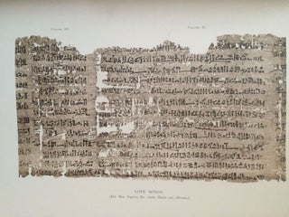 Facsimiles of Egyptian Hieratic Papyri in the British Museum. 1st series & 2nd series