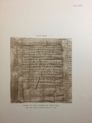 Facsimiles of Egyptian Hieratic Papyri in the British Museum. 1st series.