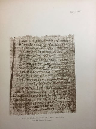Facsimiles of Egyptian Hieratic Papyri in the British Museum. 1st series.