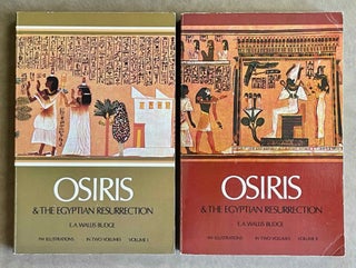 Item #M0269a Osiris and the Egyptian resurrection: Vol I & II (complete set). BUDGE Ernest Alfred...[newline]M0269a-00.jpeg