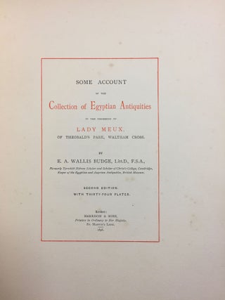 Some account of the collection of antiquities in the possession of Lady Meux of Theobald's Park, Waltham Cross[newline]M0270a-03.jpg
