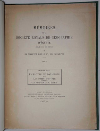 Item #M0272 La flotte de Bonaparte sur les côtes d'Egypte. Les prodromes d'Aboukir....