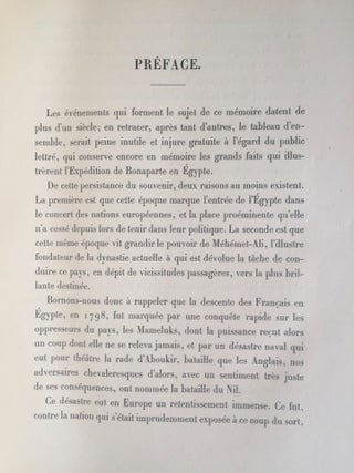 La flotte de Bonaparte sur les côtes d'Egypte. Les prodromes d'Aboukir.