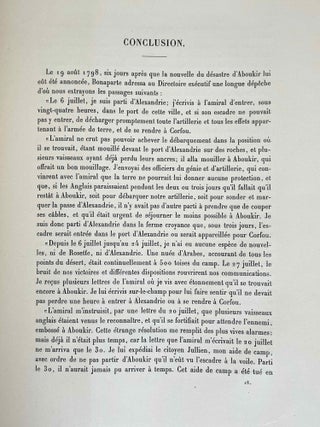 La flotte de Bonaparte sur les côtes d'Egypte. Les prodromes d'Aboukir.