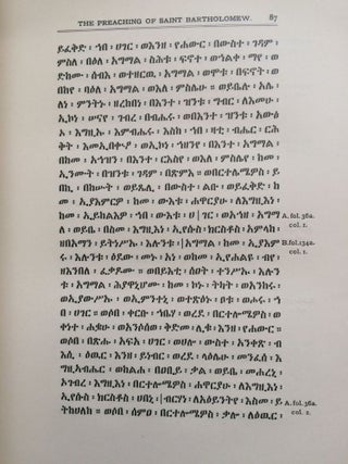 The Contendings of the Apostles. Vol. I. The Ethiopic Text. Vol. II. Translation (complete set)[newline]M0274-03.jpg