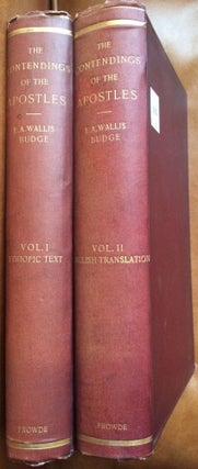 Item #M0274 The Contendings of the Apostles. Vol. I. The Ethiopic Text. Vol. II. Translation...[newline]M0274.jpg