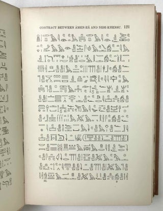 The Chapters of Coming Forth by Day. Or the Theban Recension of the Book of the Dead. The Egyptian Hieroglyphic Text edited from Numerous Papyri. Vol. I: Chapters I-LXIV. Vol. II: Chapters LXV-CLII. Vol. III: Chapters CLIII-CXC and Appendices (complete set)[newline]M0278d-14.jpeg