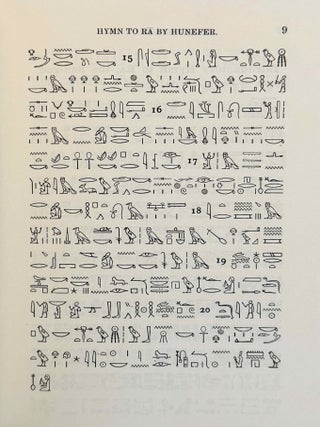 The Chapters of Coming Forth by Day. Or the Theban Recension of the Book of the Dead. The Egyptian Hieroglyphic Text edited from Numerous Papyri. Vol. I: Chapters I-LXIV. Vol. II: Chapters LXV-CLII. Vol. III: Chapters CLIII-CXC and Appendices (complete set)[newline]M0278g-05.jpeg
