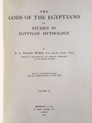 The Gods of the Egyptians, or Studies in Egyptian Mythology. Vol. I & II (complete set)[newline]M0283a-11.jpg