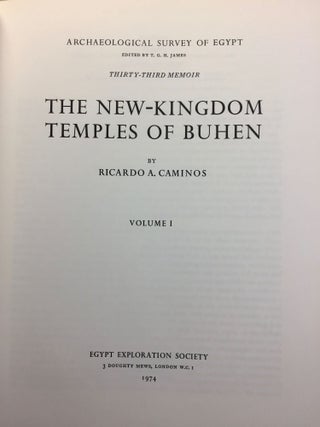 The New kingdom temples of Buhen. Vol. I & II (complete set)[newline]M0296a-02.jpg