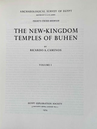 The New kingdom temples of Buhen. Vol. I & II (complete set)[newline]M0296a-03.jpeg
