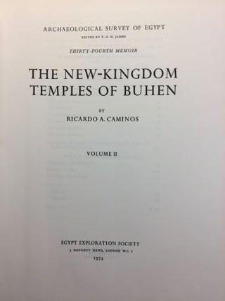 The New kingdom temples of Buhen. Vol. I & II (complete set)[newline]M0296a-08.jpg