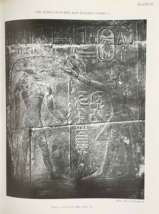 Semna-Kumna. Vol. I: The temple of Semna. Vol. II: The temple of Kumna (complete set)
