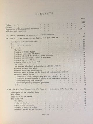 The chronicle of prince Osorkon