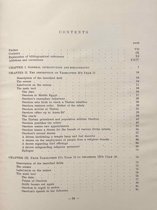 The chronicle of prince Osorkon