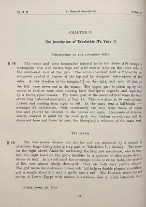 The chronicle of prince Osorkon