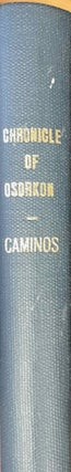 Item #M0300h The chronicle of prince Osorkon. CAMINOS Ricardo Augusto