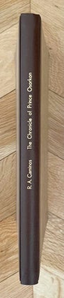 Item #M0300i The chronicle of prince Osorkon. CAMINOS Ricardo Augusto